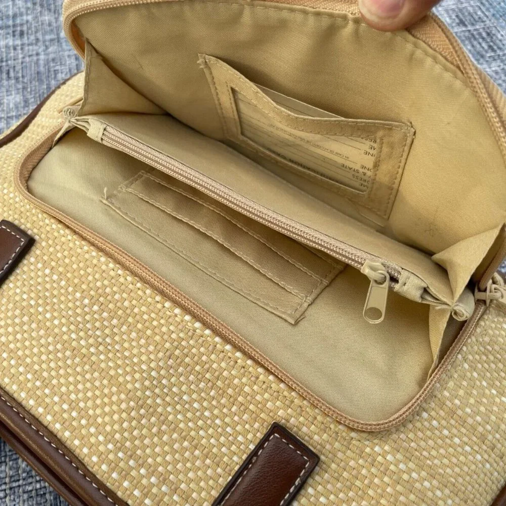 Women Shoulder Bag Brown Tan Tone Fashion Unbranded Handbag Multiple Compartment